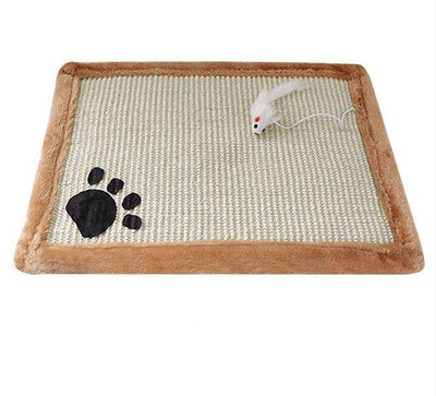 Cat Scratch Mat - Paw - Friendly Cat Scratching Board - Dog Hugs Cat