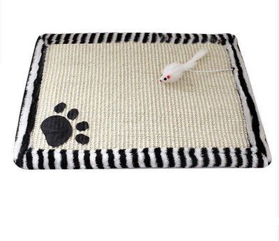 Cat Scratch Mat - Paw - Friendly Cat Scratching Board - Dog Hugs Cat