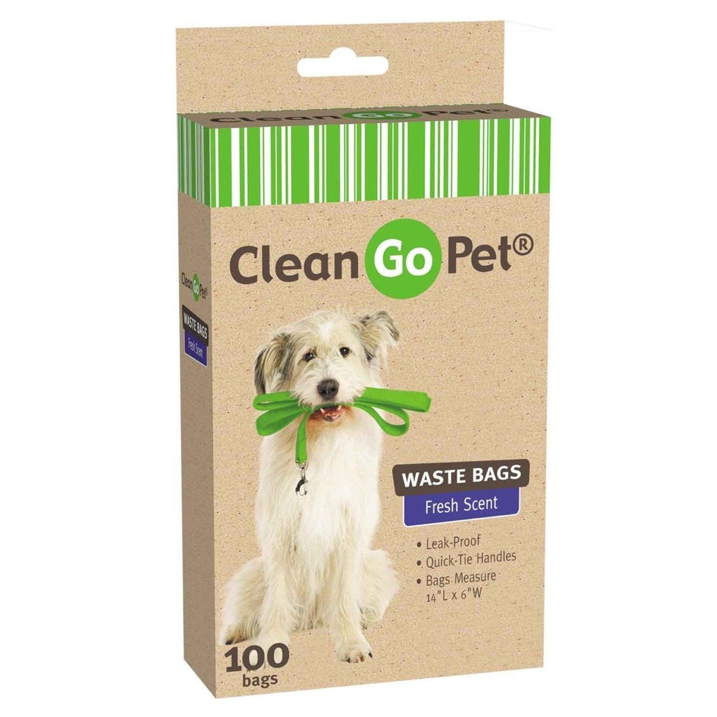 CG Fresh Scented Leakproof Doggy Waste Bags - 100 Count - Dog Hugs Cat