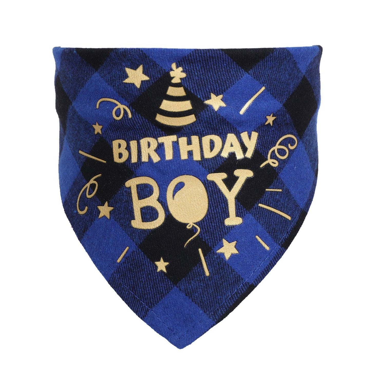 Checkered Cotton Pet Scarf - Stylish Birthday Party Accessory For Cats And Dogs - Dog Hugs Cat