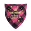 Checkered Cotton Pet Scarf - Stylish Birthday Party Accessory For Cats And Dogs - Dog Hugs Cat