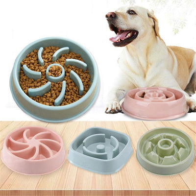 Choke - Free Slow Feeder Bowl For Dogs And Cats - Dog Hugs Cat