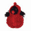 Chonky Cardinal Bird Plush by Play 365 - Dog Hugs Cat