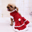 Christmas Chic Fleece Pet Skirt - Festive Fashion For Your Pup! - Dog Hugs Cat