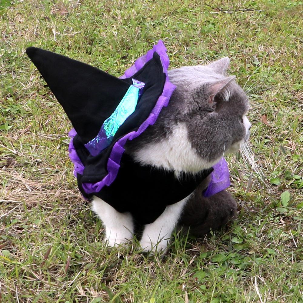 Christmas Enchanter Pet Halloween Dog Costume - Dog Hugs Cat