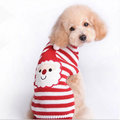 Christmas Pompom Festive Dog Sweater - Dog Hugs Cat