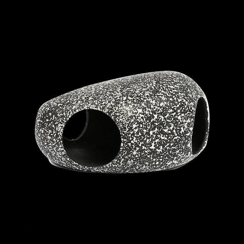 Cichlid Tin Aquarium Stone Decorations: Small, Medium, Large, And Extra - Large Sizes For Ponds, Shrimp Farms, And More - Dog Hugs Cat