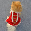 Classic Festive Red Velvet Skirt For Pet Fashionistas - Dog Hugs Cat