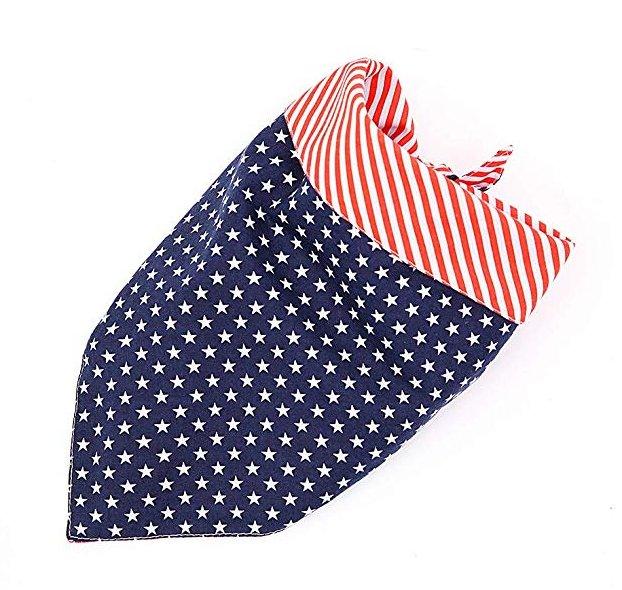 Classical Reversible Cotton Bandana for Pets - Dog Hugs Cat