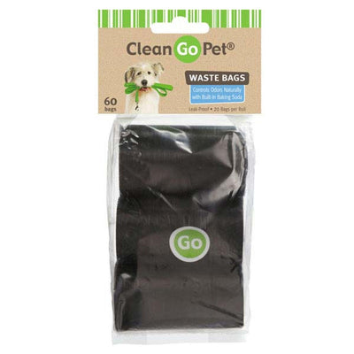 Clean Go Pet Replacement Waste Bags - 3 Pack, Black - Dog Hugs Cat