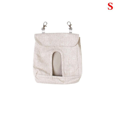 Cloth Feed Bag For Small Animals - Dog Hugs Cat