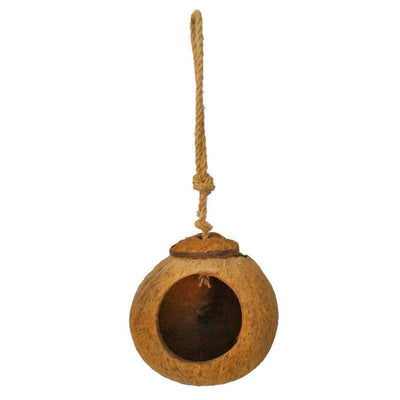 Coconut Shell Paradise Bird Nest - Dog Hugs Cat