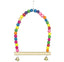 Colorful Beaded Bird Swing With Bells - Dog Hugs Cat