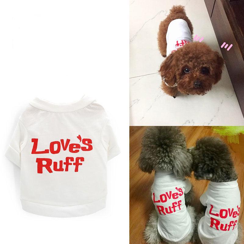 Compassionate Cotton Pet T-Shirt: Stylish Comfort For Your Furry Friend - Dog Hugs Cat