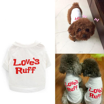 Compassionate Cotton Pet T-Shirt: Stylish Comfort For Your Furry Friend - Dog Hugs Cat