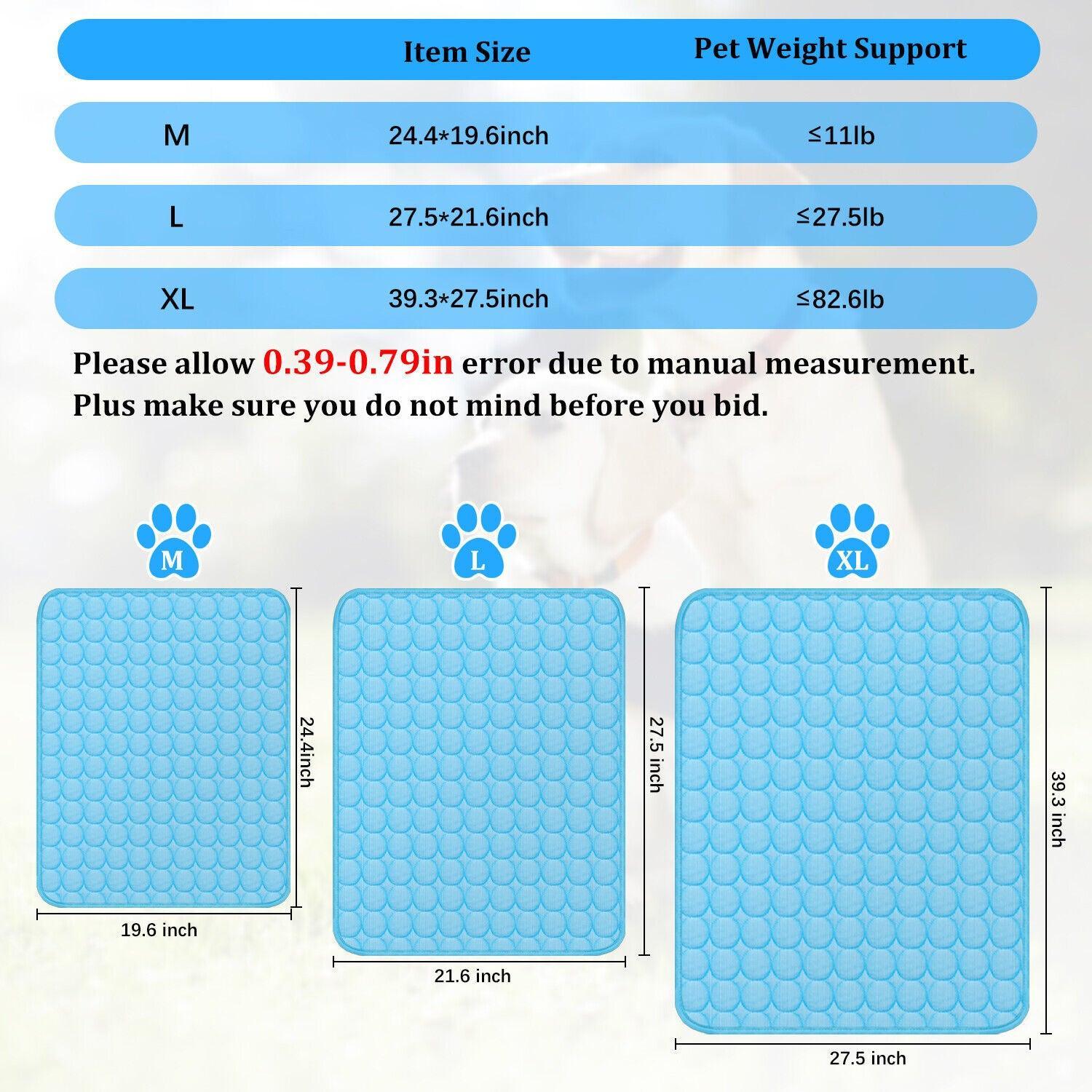 Cool Comfort Pet Cooling Mat - Dog Hugs Cat