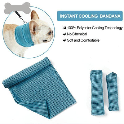 Coolpup Chillwrap: Instant Cooling Pet Bandana For Dogs - Dog Hugs Cat