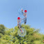 Copper Wire Hummingbird Feeder Kit: Handmade Garden Bird Feeder With Suction Cups - Dog Hugs Cat