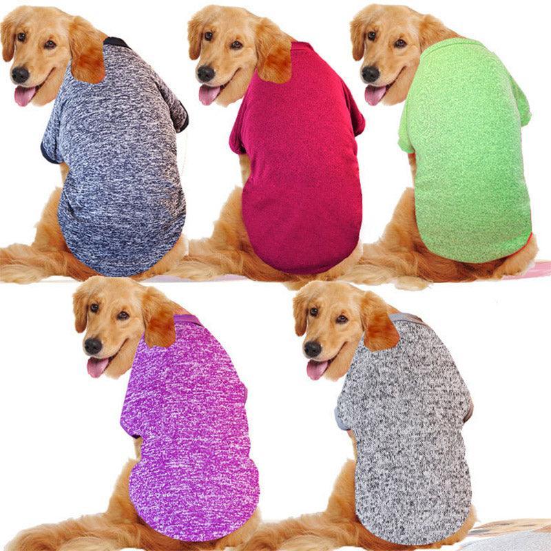 Cozy Acrylic Sweatshirt For Big Dogs - Multiple Colors & Sizes Available - Dog Hugs Cat