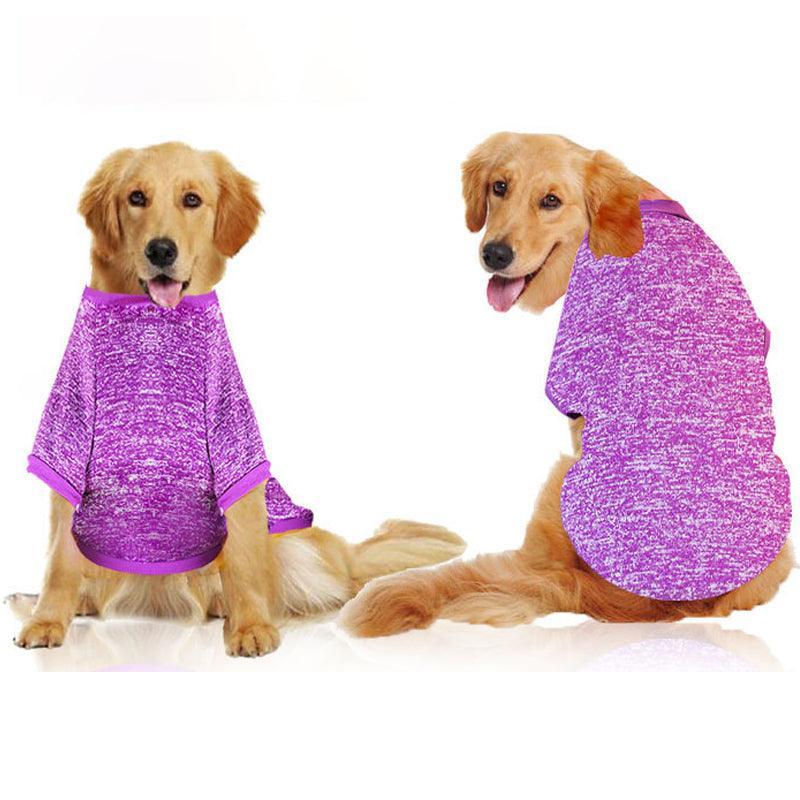 Cozy Acrylic Sweatshirt For Big Dogs - Multiple Colors & Sizes Available - Dog Hugs Cat