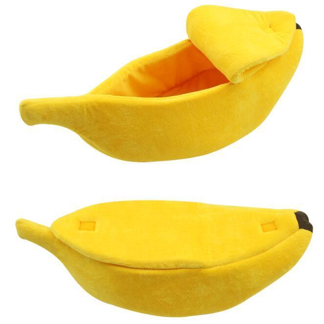 Cozy Banana Dog Bed - The Ultimate Snuggle Spot For Your Furry Friend - Dog Hugs Cat