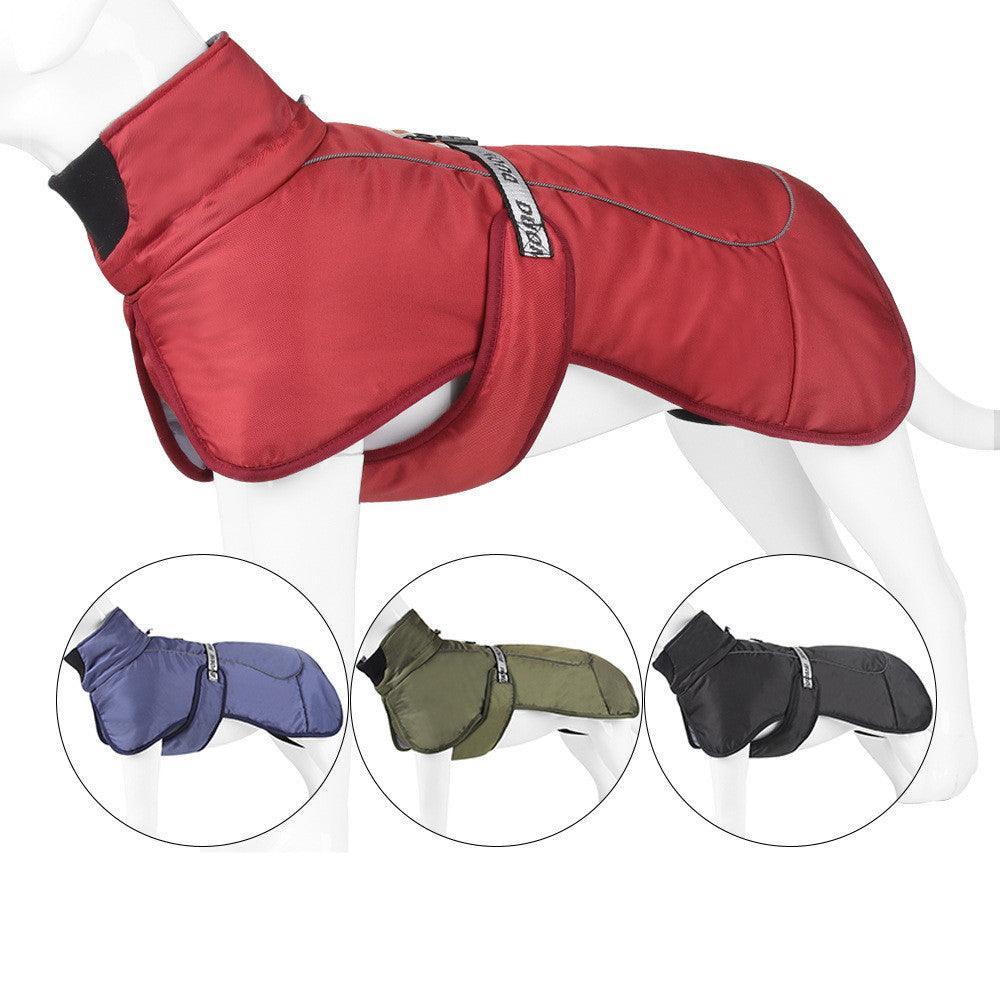 Cozy Canine Cloak: Stylish And Warm Pet Winter Wear With Reflective Safety - Dog Hugs Cat