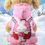 Cozy Canine Couture: Stylish Four - Legged Button - Up Pet Clothes - Dog Hugs Cat