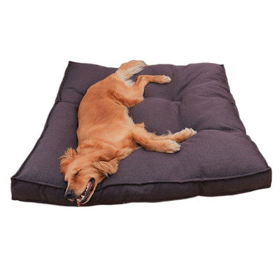 Cozy Canine Cushion - Brown Dog Pillow Bed - Dog Hugs Cat