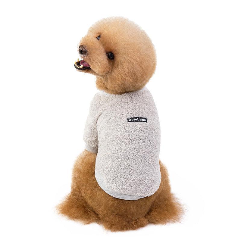 Cozy Canine Double - Sided Fleece Jacket - Dog Hugs Cat