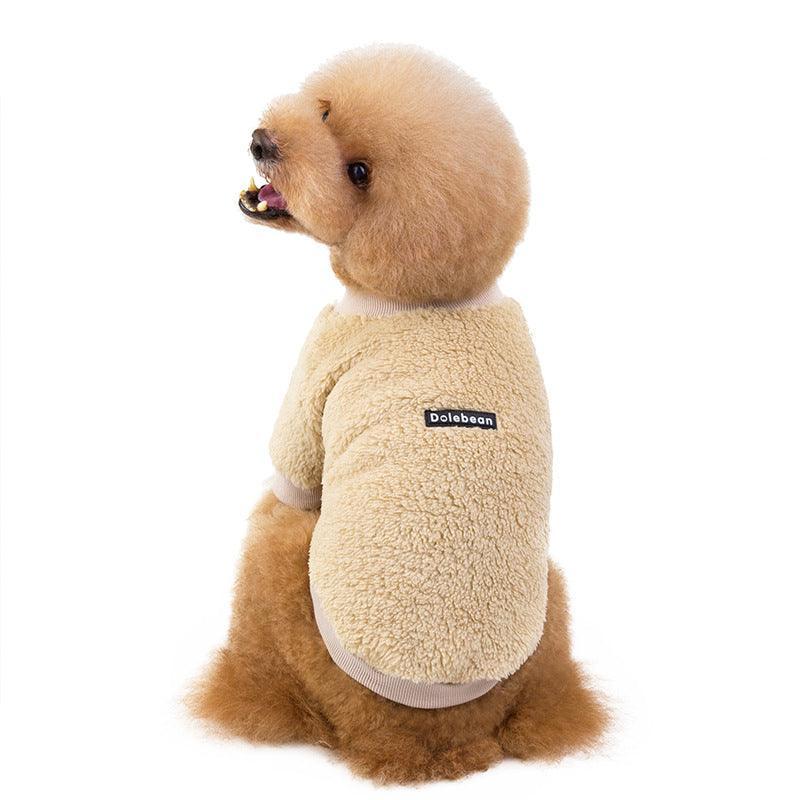 Cozy Canine Double - Sided Fleece Jacket - Dog Hugs Cat