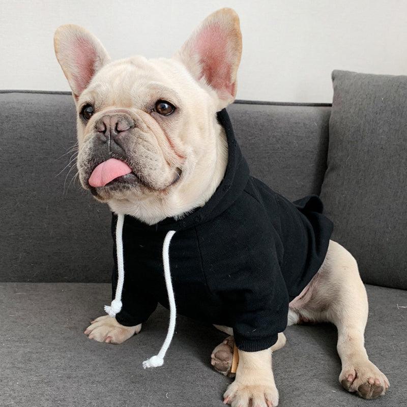 Cozy Canine Fleece Hoodie: Stylish Comfort For Your Furry Friend - Dog Hugs Cat