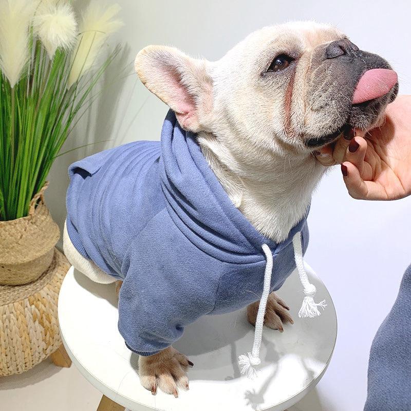 Cozy Canine Fleece Hoodie: Stylish Comfort For Your Furry Friend - Dog Hugs Cat