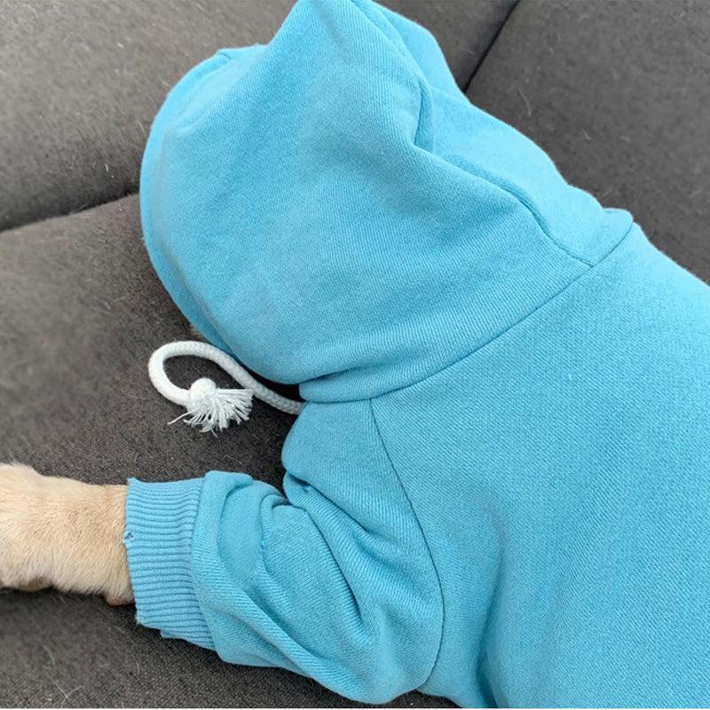 Cozy Canine Fleece Hoodie: Stylish Comfort For Your Furry Friend - Dog Hugs Cat