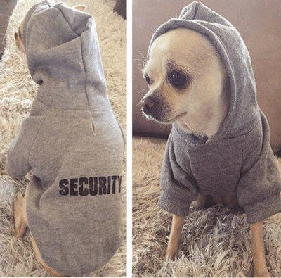 Cozy Canine Hooded Fleece Sweater - Dog Hugs Cat