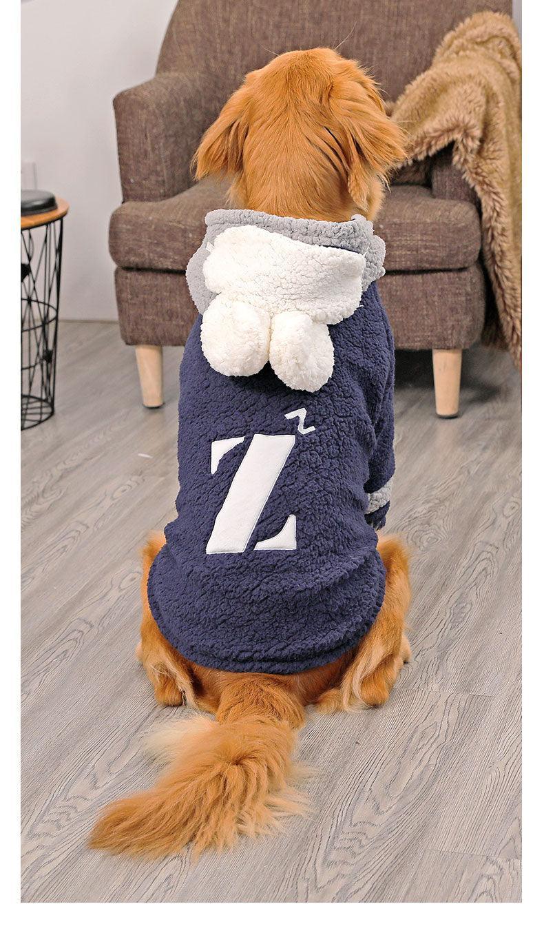 Cozy Canine Winter Coat For Large Dogs - Dog Hugs Cat