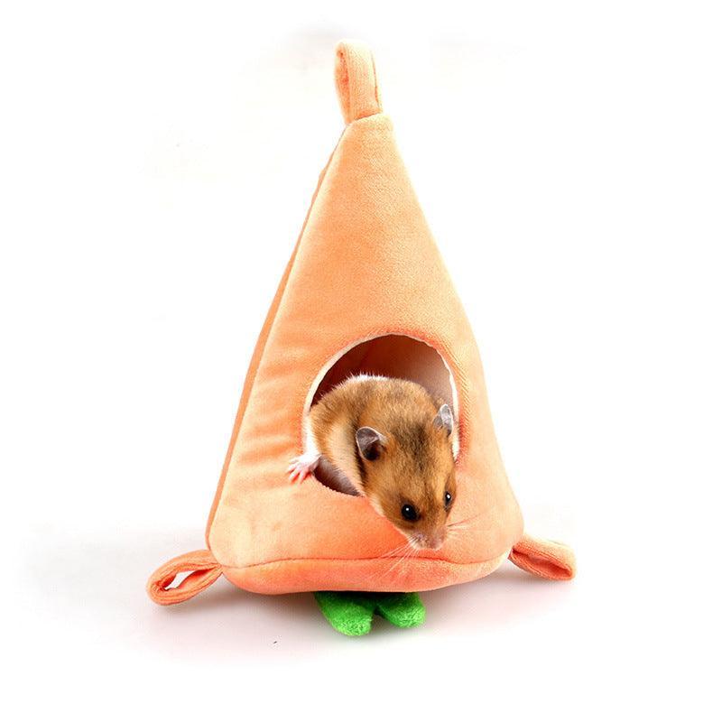 Cozy Carrot Hideaway: The Ultimate Winter Retreat For Small Pets - Dog Hugs Cat