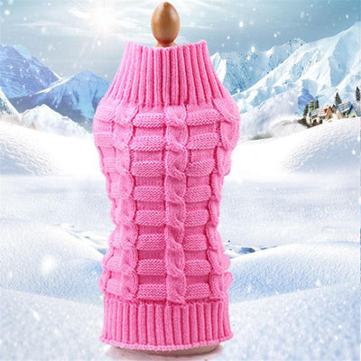 Cozy Cashmere Knit Pet Sweater - Stylish Dog Clothes For Your Furry Friend - Dog Hugs Cat