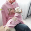 Cozy Companions Matching Pet And Owner Sweater - Dog Hugs Cat