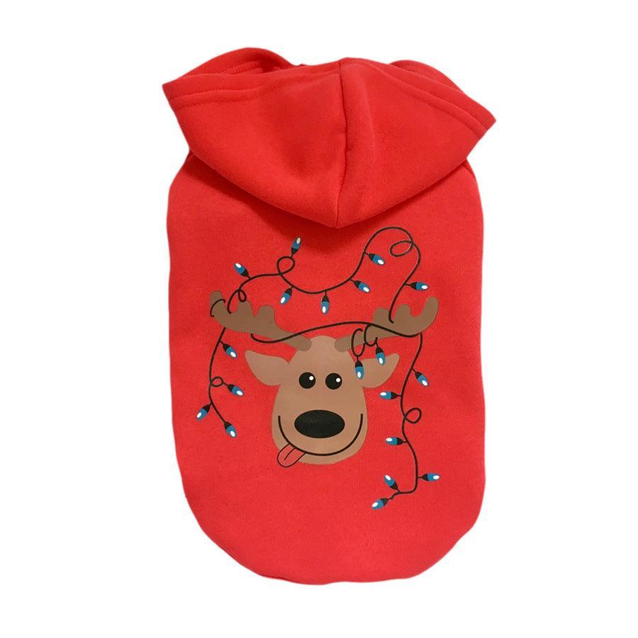 Cozy Cotton Dog Christmas Sweater - Festive Attire For Your Furry Friend - Dog Hugs Cat