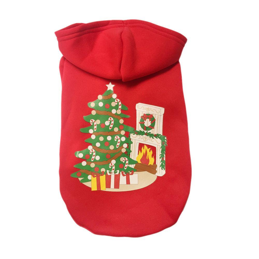 Cozy Cotton Dog Christmas Sweater - Festive Attire For Your Furry Friend - Dog Hugs Cat