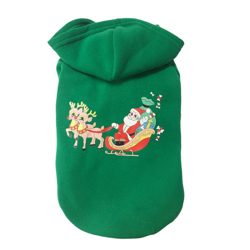 Cozy Cotton Dog Christmas Sweater - Festive Attire For Your Furry Friend - Dog Hugs Cat