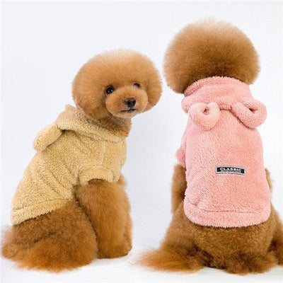 Cozy Cotton Dog Coat - Dog Hugs Cat