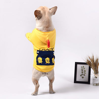 Cozy Cotton Dog Sweatshirt - Stylish And Warm Pet Apparel - Dog Hugs Cat