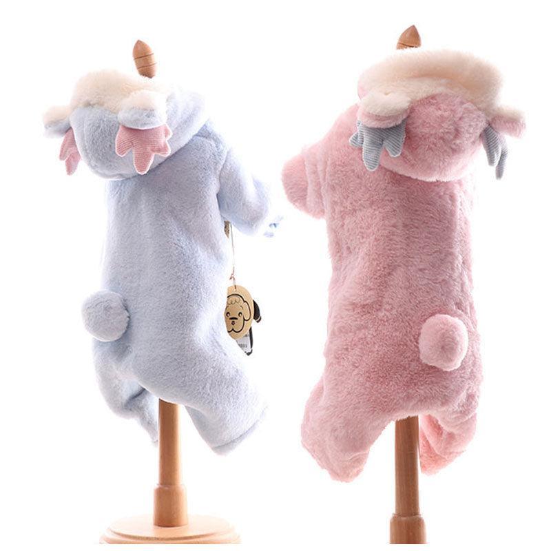 Cozy Cotton Four - Legged Pet Attire - Dog Hugs Cat