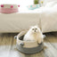 Cozy Cotton Pompom Cat Basket - The Perfect Retreat For Your Feline Friend! - Dog Hugs Cat