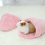 Cozy Critter Haven: Plush Pet Mat For Hamsters, Hedgehogs, Chinchillas, And Rabbits - Dog Hugs Cat