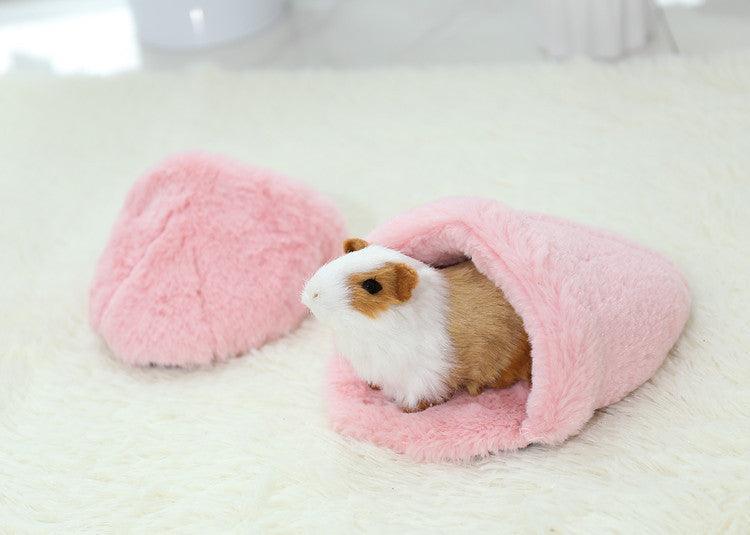 Cozy Critter Haven: Plush Pet Mat For Hamsters, Hedgehogs, Chinchillas, And Rabbits - Dog Hugs Cat