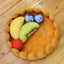 Cozy Fruit Tart Pet Bed - A Sweet Retreat For Your Furry Friends - Dog Hugs Cat