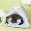 Cozy Haven Cat Bed - The Perfect Retreat For Your Feline Friend - Dog Hugs Cat