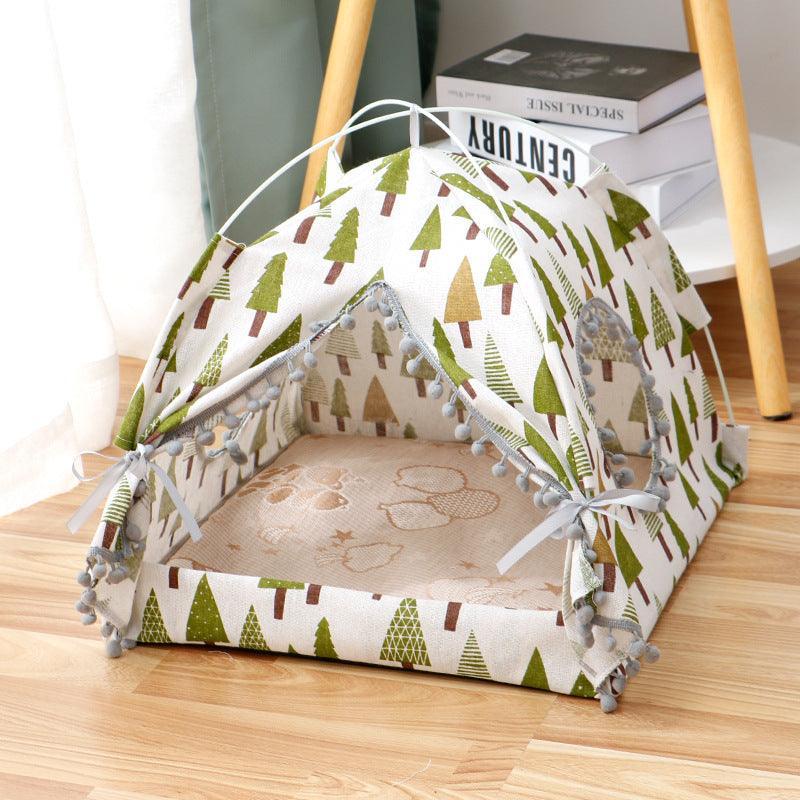 Cozy Haven Cat Tent: The Perfect Enclosed Pet Bed For Your Feline Friend - Dog Hugs Cat